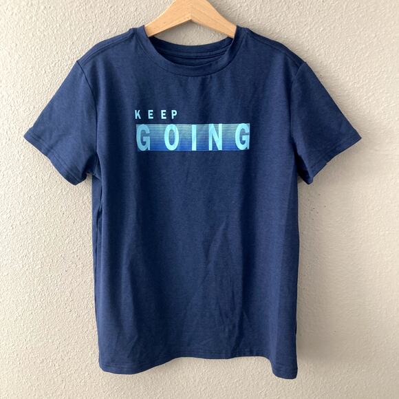 01.Algo Keep Going Performance Tee and Jogger Outfit - Blue - 7/8 - Picture 12 of 14